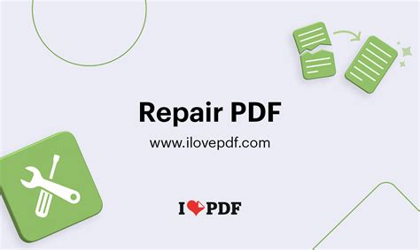 Repair PDF files online. Free tool to repair PDF